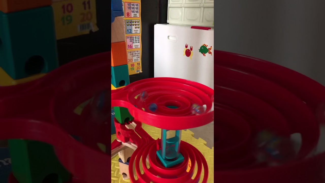 Hape Quadrilla marble run Idea 1