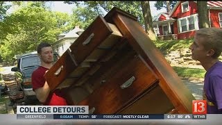 Rivals IU and Purdue face similar traffic woes for move-in day