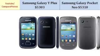 Samsung Galaxy Y Plus S5303 and Samsung Galaxy Pocket Neo S5310, compare specs