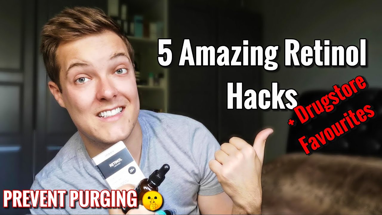 5 BEST DRUGSTORE RETINOL SERUMS & 5 hacks to prevent retinol purging