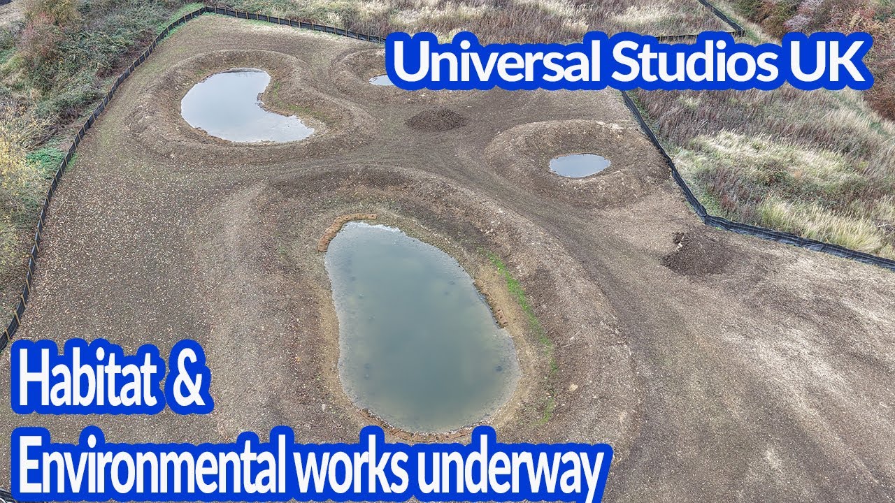 На территории Universal Studios UK ведутся строительные работы по проекту Habitat.