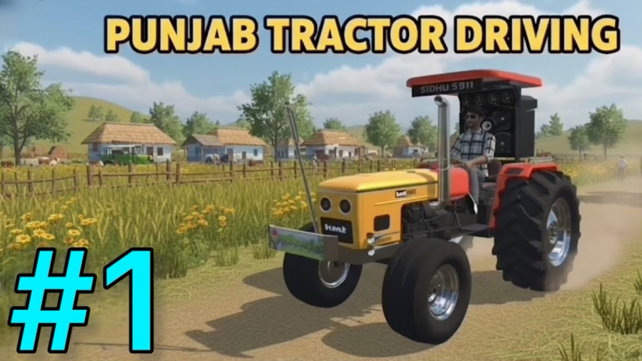 I DRIVE HMT 5911 | INDIAN VEHICLE SIMULATOR 3D | TRACKTOR DRIVING 🔥🔥