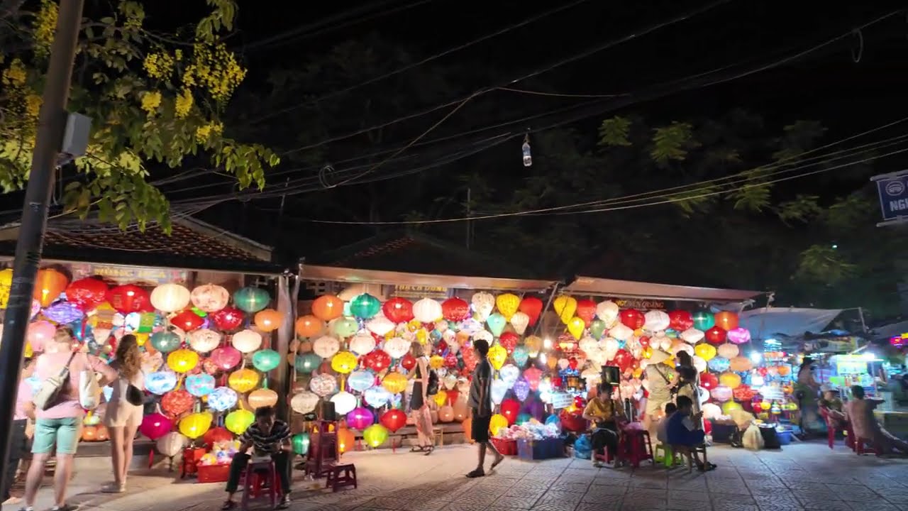 Landmarks Street walking City View in  Hoi An -   Hoi An Video 