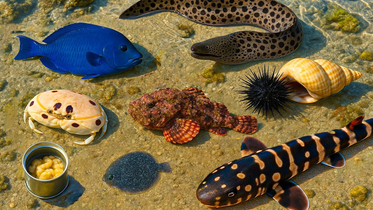 Foraging Ocean Native π Coastal foraging | π¦ Shark, π Moray Eel, π Octopus, π‘ Devilfish & π ...