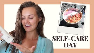 SELF CARE DAY | Beauty, Yoga, Running, Vegan Cooking