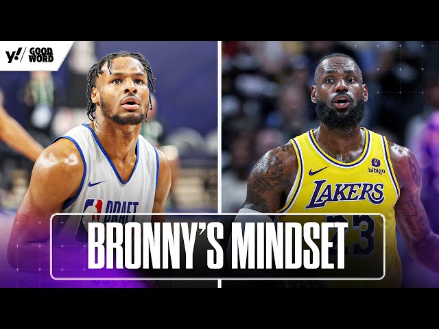 Does BRONNY JAMES even want to play with his dad LEBRON? | Good Word with Goodwill | Yahoo Sports