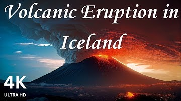 Incredible Footage of the Volcanic Eruption in Iceland