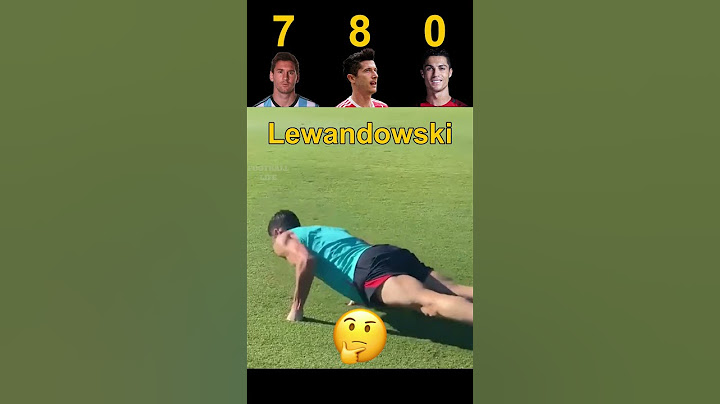 Ronaldo vs Messi vs Lewandowski - Push-up Challenge 😮#shorts