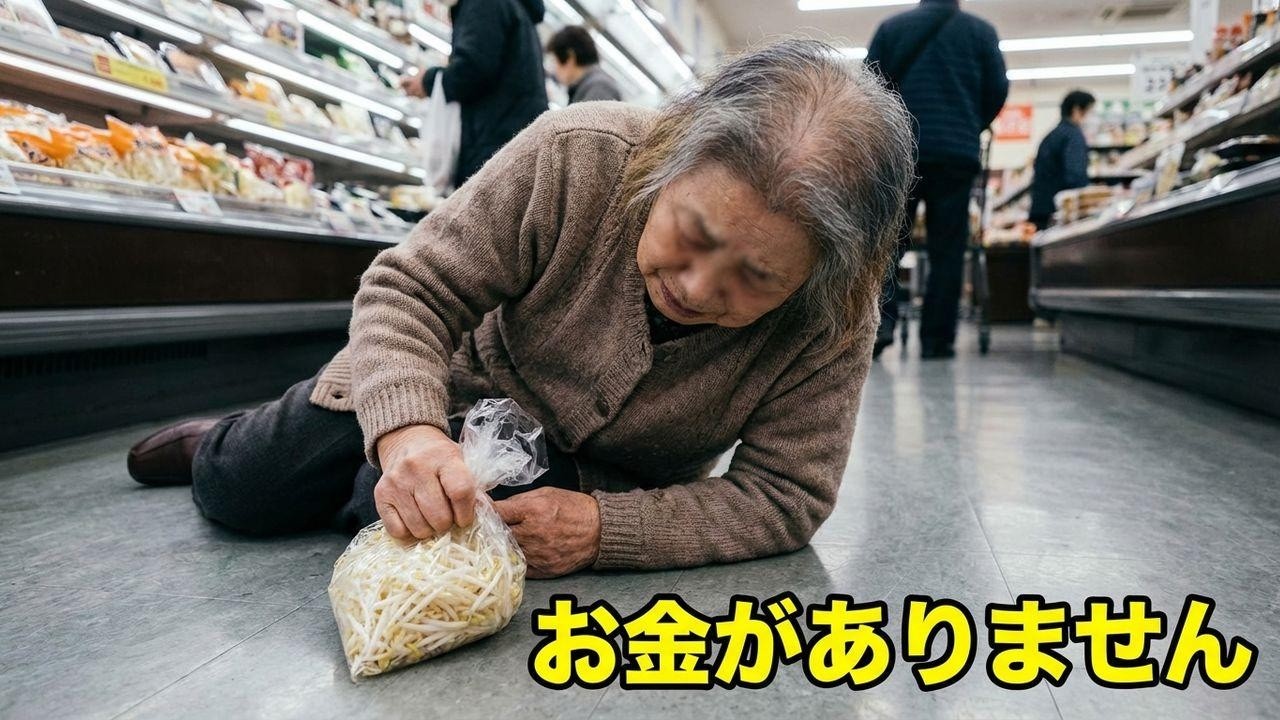 年金5万円の絶望。もやし一袋で3日、レジで泣き崩れた76歳の衝撃告白
