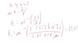 PHYS 2426 Young's Experiment Example Problem