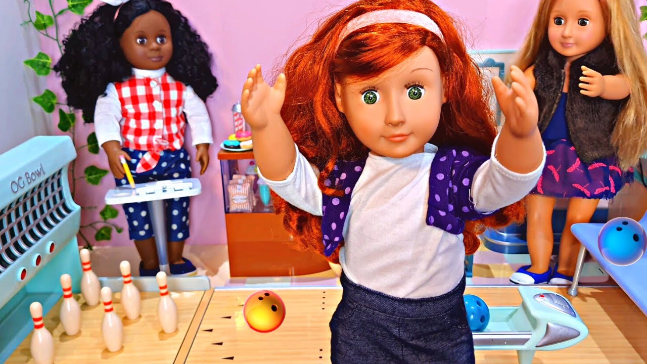 OUR GENERATION DOLLS RETRO BOWLING ALLEY 