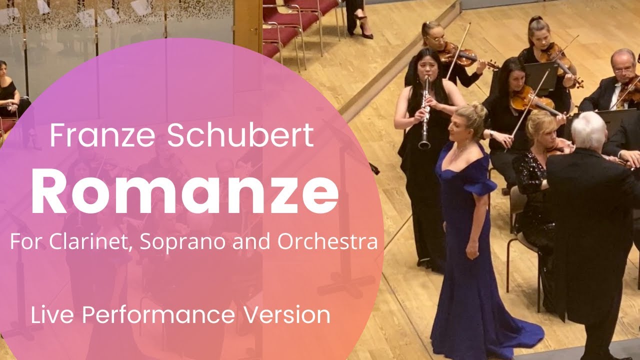 Schubert Die Verschworenen D 787 "Romanze" for Clarinet Soprano and Orchestra