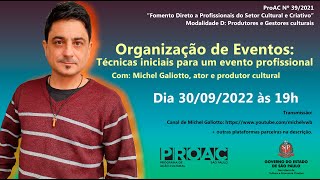 Organização de Eventos: Técnicas iniciais para um evento profissional