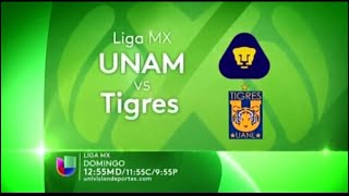 Liga MX (Pumas UNAM vs Tigres UANL) Promo on Univision - 2nd week of April 2013