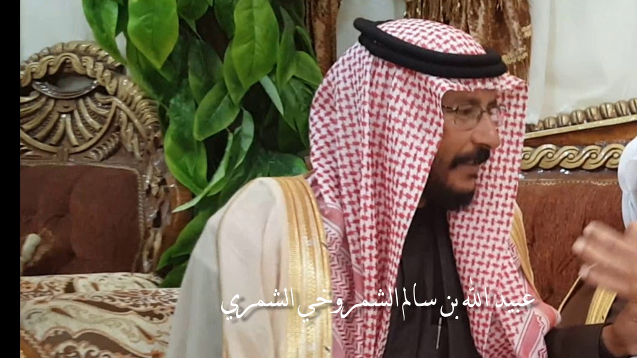 الشاعر : عبيدالله بن سالم الشمروخي الشمري يرد على مستهزئ بديار العز والكرم