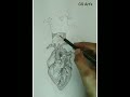 Simple sketch of beautyfull heart gs arts beautyfull heart tutorials  art drawing  gsarts
