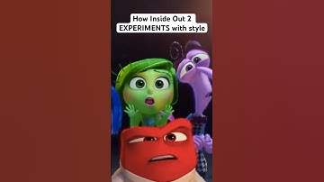 How Inside Out 2 EXPERIMENTS with style #shorts #insideout #pixar #disney #animation #emotional