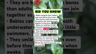 👶 Mind-Blowing Baby Facts You Didn’t Learn in School!