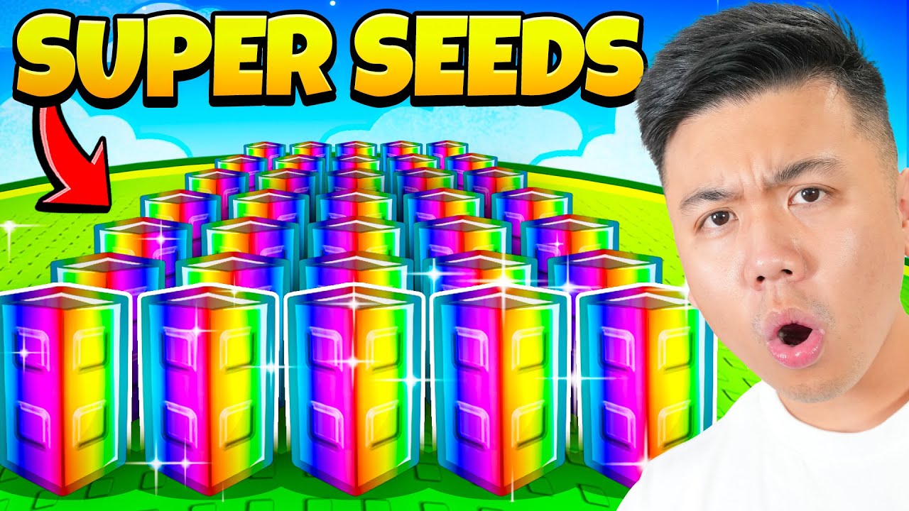 $0 To $1 Trillion Using ONLY SUPER SEEDS in Grow a Garden! (Roblox)