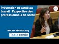 Prvention et sant au travail  lexpertise des professionnels de sant