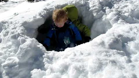 making snow caves