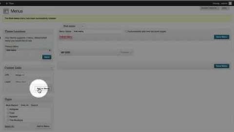 Creating and Managing Custom Navigation Menus