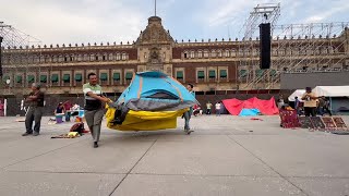 Accede la CNTE a que se instale templete para cierre de campaña de Sheinbaum en el Zócalo