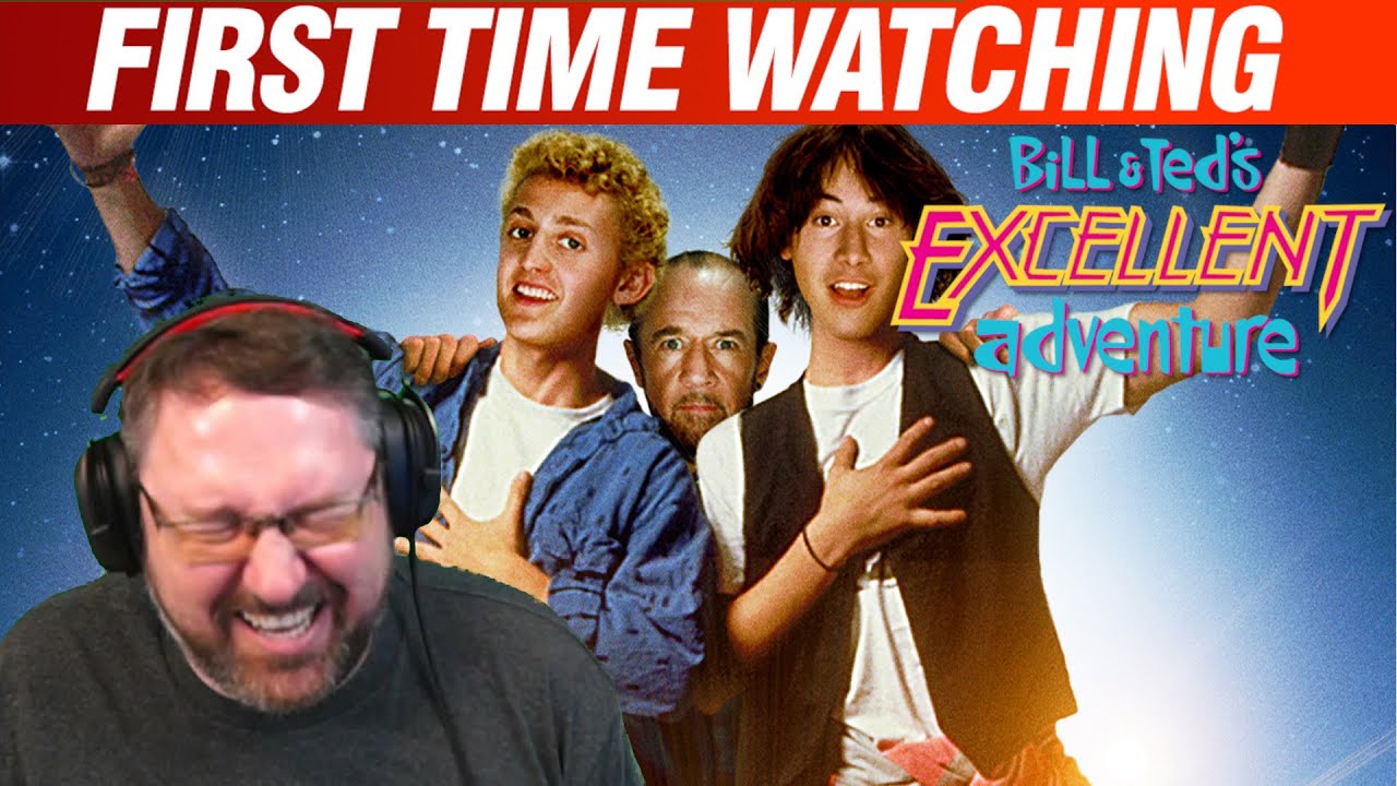 Bill & Ted's Excellent Adventure | First Time Watching | Movie Reaction #keanureeves #georgecarlin