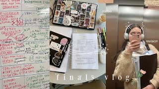 exam VLOG 🎧☕📑 productive days (lots of revision, comfort food, senior year)