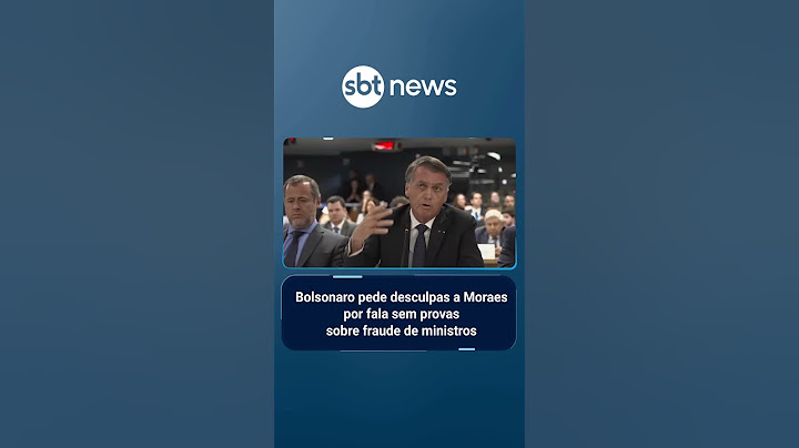 Bolsonaro pede desculpas a Moraes por fala sem provas sobre fraude de ministros