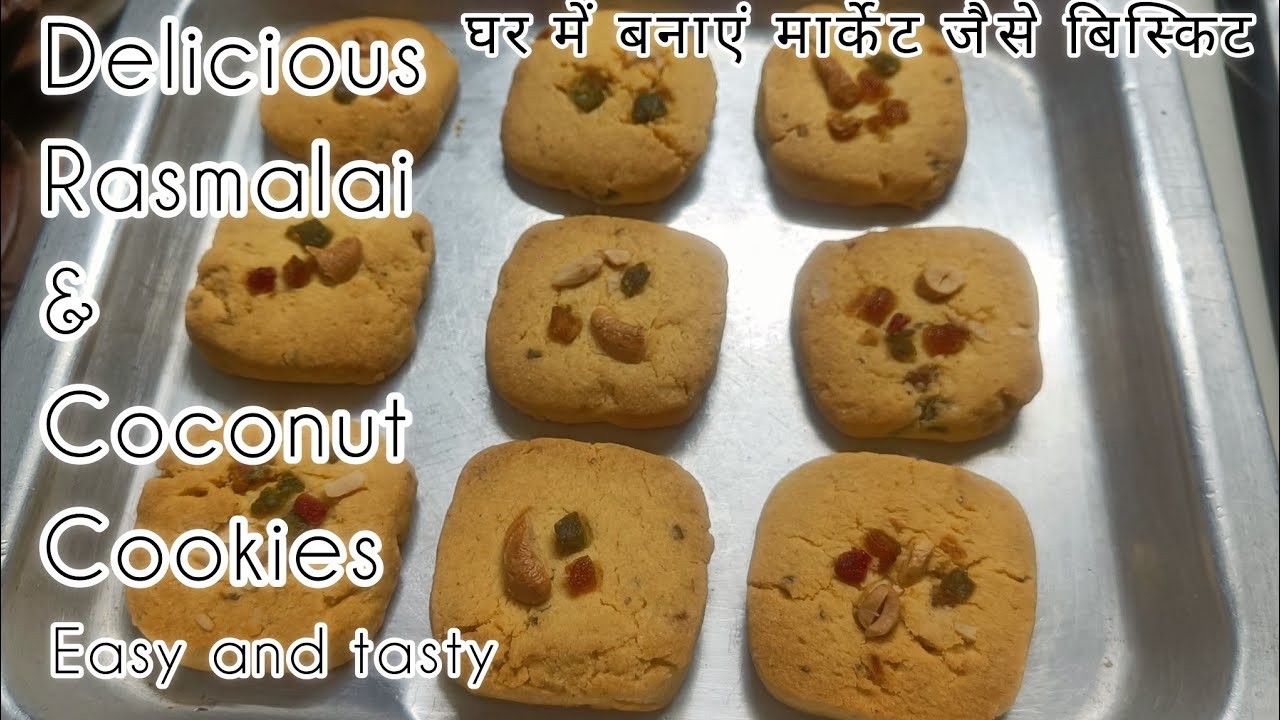 Rasmalai & coconut cookies (Part-01) | Livecooking 