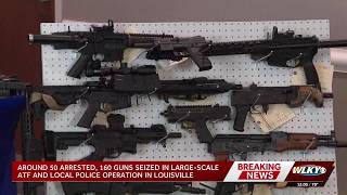 Around 50 Arrested, 160 Guns Seized In Large - Scale Crime Crackdown In Louisville