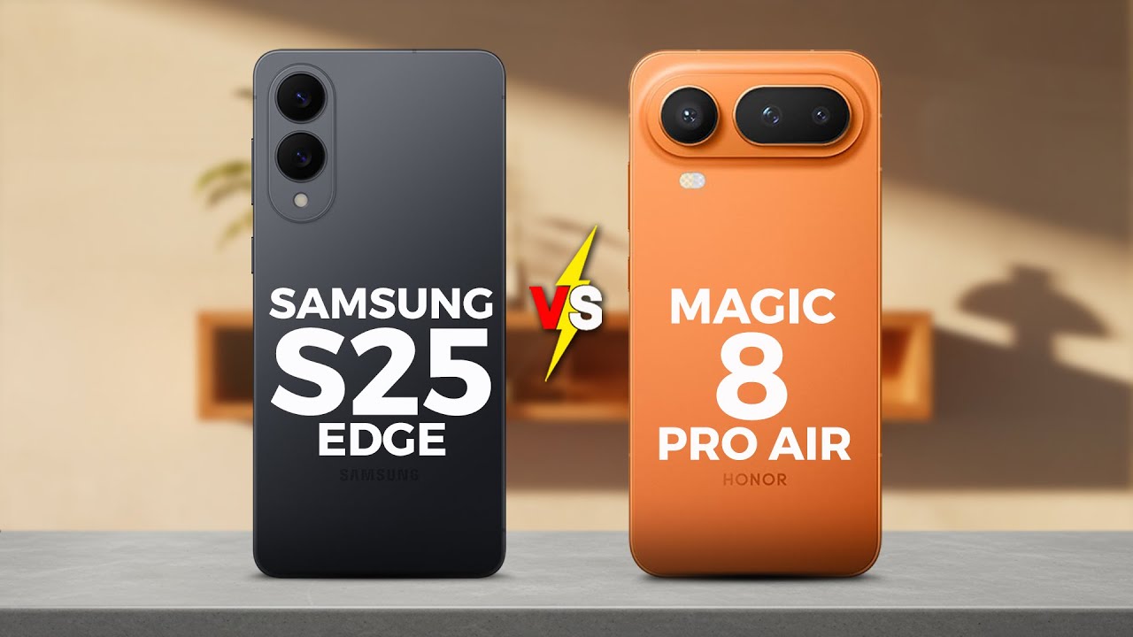SAMSUNG S25 EDGE ПРОТИВ HONOR MAGIC 8 PRO AIR — Какой из них является королем тонких смартфонов?