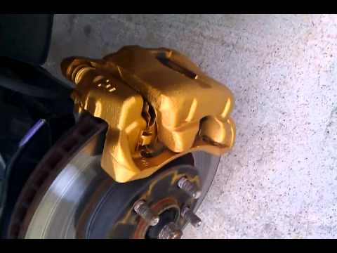 Brake caliper paint