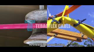 TEBAOFLEX Jumper Cable 5/15 kV 2 AWG | Overhead Line Maintenance Application