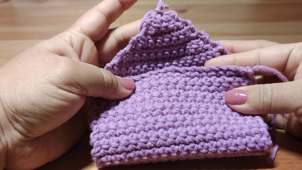 Tarjetero a crochet 4- proyecto fácil en punto bajo