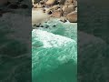 Clear Turquoise Sea Waves - Beach Chill Music #shorts