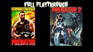 Predator 1 & 2 Full NES & Sega Genesis Playthrough