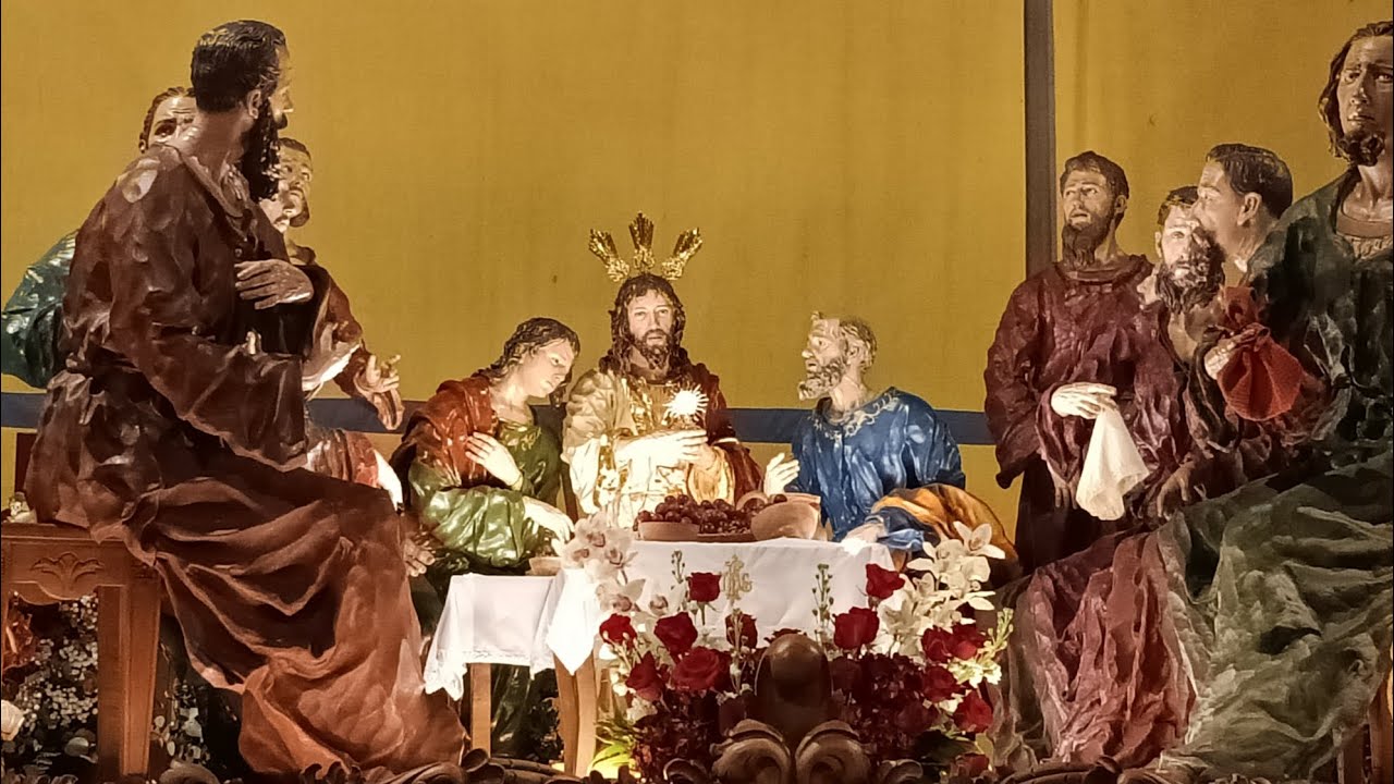 Procesión de la Hermandad de la Santa Cena. Semana Santa Torrent 2025, Valencia . Lunes Santo.