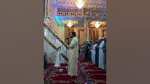 صلاه التراويح الشيخ عمار العبيدي جامع نداء ٩ رمضان نقلا عن صفحه التلاوه
