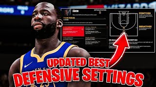 THESE ARE THE *UPDATED* BEST OFFENSIVE AND DEFENSIVE SETTINGS IN NBA 2K24 MyTEAM!!