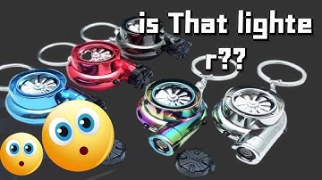 Lighter turbo keychain for 2023, I am screaming for this interesting one!