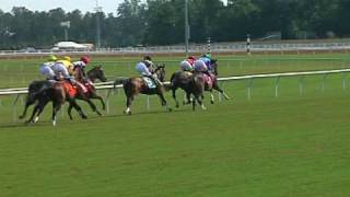 Shared Account wins All Along Stakes with  Edgar Prado aboard