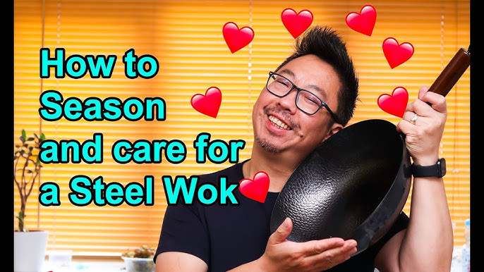 How to Season a Wok 中華鍋の空焼き • How To • Just One Cookbook