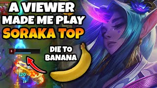 I was forced to play Soraka Top in High Elo...
