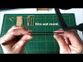 Dollshouse miniature tutorial:The treasury cabinet 1/12 and 1/24