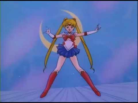 Sailor Moon-Transformación de Serena y de Tuxedo Mask (cap 19)