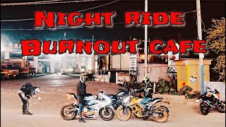 Kafi Dino Baad Ride Karke Din Ban Gaya || Burnout Cafe || Night Ride || Gurugram Faridabad Road..