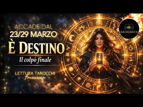 Video É DESTINO ? SI COMPIE IN QUESTA SETTIMANA il COLPO FINALE ???dal 23 al 29 marzo
