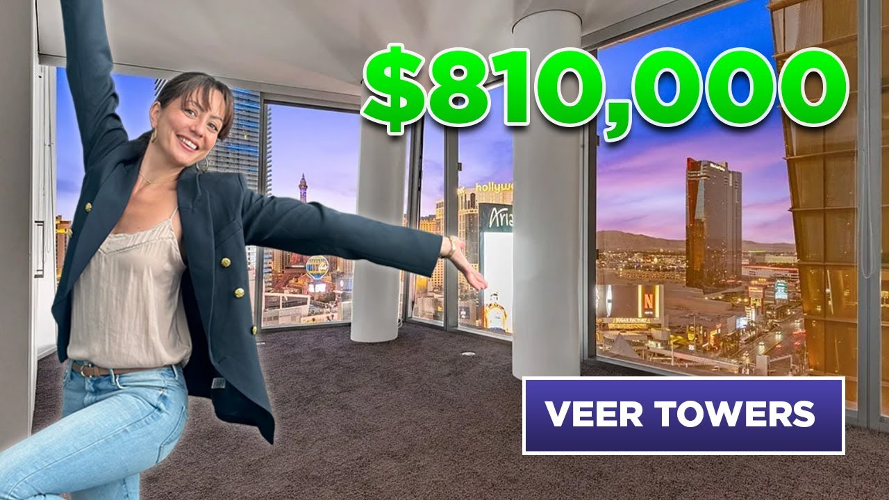 Экскурсия по роскошным высотным кондоминиумам на Стрип-стрит, башни Вир, Лас-Вегас, Невада